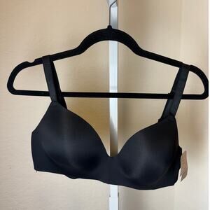 Auden The Bliss Black Wirefree Lightly Lined Convertible Straps Bra 40C NWT